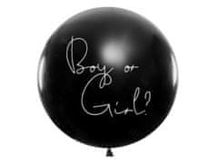 HADEX Balón Boy or Girl? modré konfety 100cm