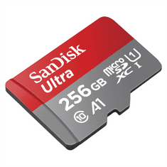 SanDisk Ultra microSDXC 256 GB + SD adaptér 150 MB/s A1 Class 10 UHS-I