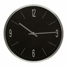 Eurofirany Eurofirany, Dekoračné nástenné hodiny s kovovým dizajnom, 30 cm – Čiernomedené