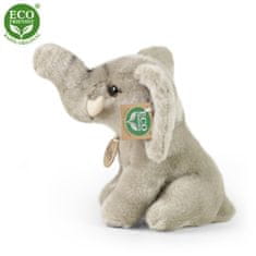 Rappa Plyšový slon sediaci 18 cm ECO-FRIENDLY
