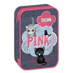 Ars Una Peračník Mačiatka Think Pink 2-poschodový nenaplnený