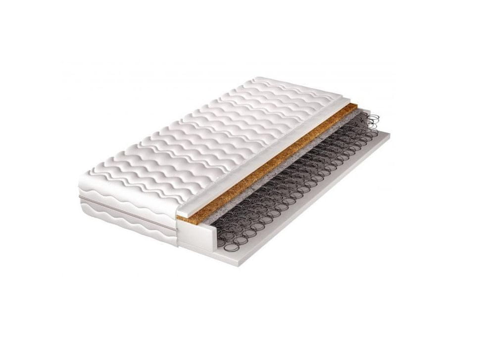 Veneti Obojstranný penový matrac s rozdielnou tuhosťou Preston H3/H4, 160 x 200