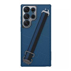 Nillkin Nillkin Puzdro s remienkom pre Samsung Galaxy S23 Ultra (modré)