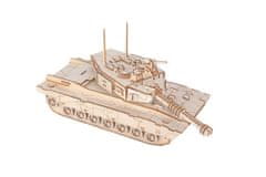 Woodcraft Woodcraft Dřevěné 3D puzzle Tank M1 Abrams