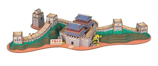 Woodcraft Woodcraft Dřevěné 3D puzzle Velká čínská zeď
