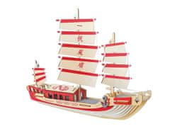 Woodcraft Woodcraft Dřevěné 3D puzzle Japonská plachetnice