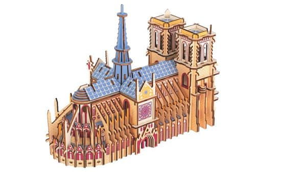 Woodcraft Woodcraft Dřevěné 3D puzzle Katedrála Notre-Dame