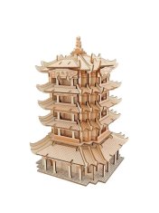 Woodcraft Woodcraft Dřevěné 3D puzzle Yellow Crane Tower