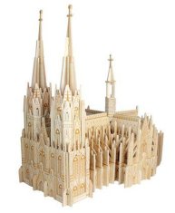 Woodcraft Woodcraft Dřevěné 3D puzzle katedrála svatého Petra