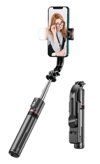 MXM Fangtuosi selfie tyč s LED svetlami a Bluetooth + vstavaný tripod