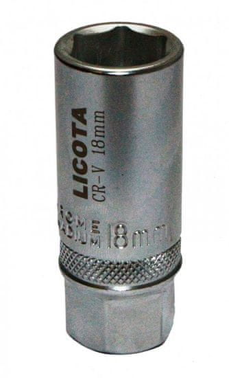Licota Nástrčný kľúč na sviečky, 18 mm - LIATF4007B