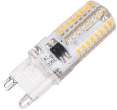 HADEX Žiarovka LED G9, 64x SMD3014, 230VAC/2,5W, biela