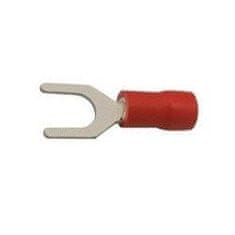 HADEX Vidlička káblová 5,3mm červená (SVS 1,25-5)
