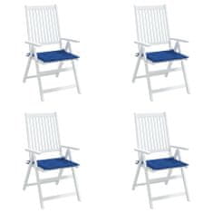 Vidaxl Podložky na záhradné stoličky 4 ks 50x50x3 cm, oxfordská látka