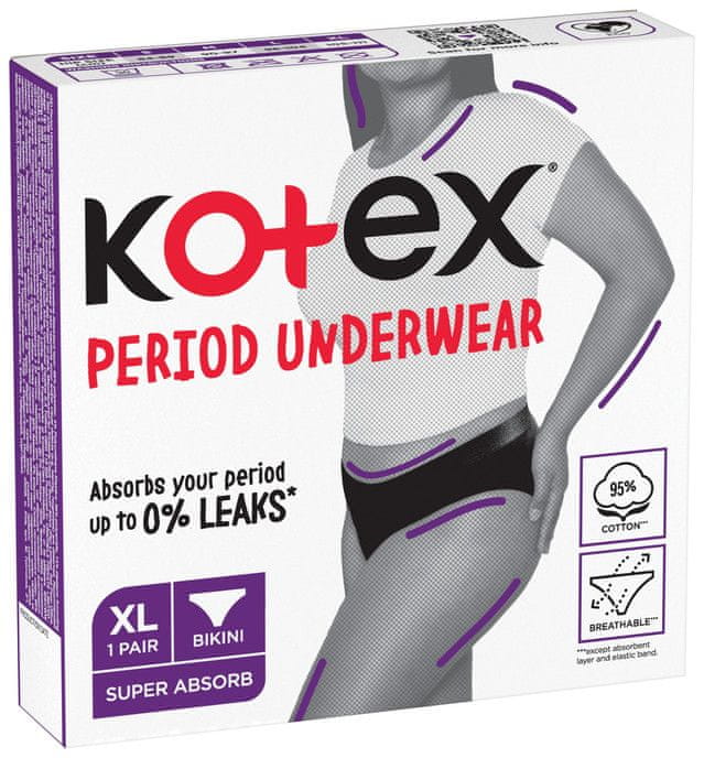 Kotex Period Underwear menštruačné nohavičky veľ. XL :