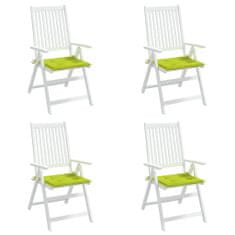 Vidaxl Podložky na záhradné stoličky 4 ks 50x50x3 cm, oxfordská látka