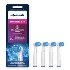Ultrasonic Hefková hlavica pre Oral-B SensitiveClean, 4 ks