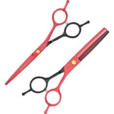Enzo Kadeřnické nůžky efilační nůžky na stříhání vlasů 6,0