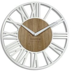 Flexistyle Nástenné hodiny Piccolo biele z219-2d-2-x 30 cm