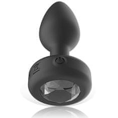 BLACK&SILVER Ibiza Remote Control Anal Plug (Small), vibračný análny kolík s diaľkovým ovládaním