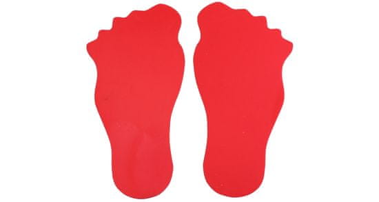 Merco Multipack 8ks Feet značka na podlahu červená