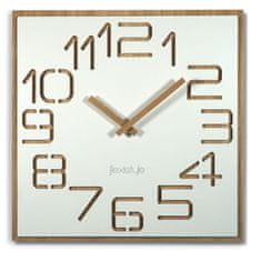 Flexistyle Nástenné hodiny Digits z120-2matd-dx, 40 cm biela