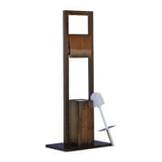 Relax WC stojan Bamboo, tmavohnedý 0930