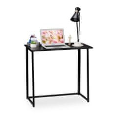 Relax Rozkladací písací stôl 6030 80cm, čierna