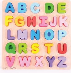 Bigjigs Toys Detská abeceda - veľké písmená