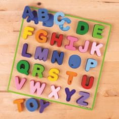 Bigjigs Toys Detská abeceda - veľké písmená