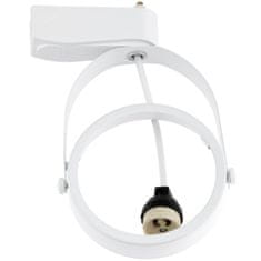 LUMILED Koľajnicove svietidlo GU10 AR111 biele VICTUS jednofázová koľajová lampa