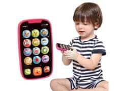 HOLA Prvý telefón pre dieťa ZA2831 - Ružový