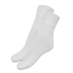 Northix Bambusové ponožky - biele - 2 -balenie - veľ. 37-40 