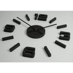 Flexistyle 3D Nalepovacie hodiny DIY ADMIRABLE Sweep Eko z254g-2, čierne 75cm