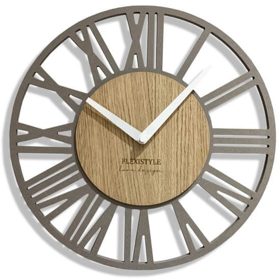 Flexistyle Nástenné hodiny Loft Piccolo z219-1ad-2-x , 30 cm