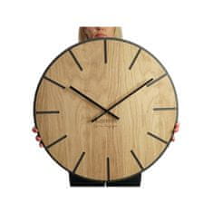 Flexistyle Dubové nástenné hodiny Wood art z216-1d-1-x, 60 cm