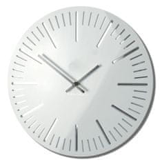 Flexistyle Dizajnové nástenné hodiny Trim z112-2-0-x, 30 cm, biele