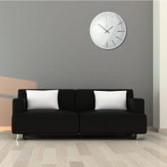 Flexistyle Dizajnové nástenné hodiny Trim z112-2-0-x, 30 cm, biele