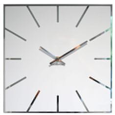 Flexistyle Dizajnové nástenné hodiny Exact z119-2-0-x, 30 cm, biele