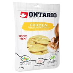 Ontario Pochoutka vařené kuřecí prsní plátky 70 g
