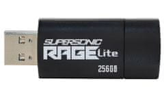 Patriot Supersonic Rage Lite 256GB / USB 3.2 Gen 1 / čierna