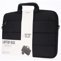HAMA taška na notebook Toronto, 44 cm (17,3"), farba čierna