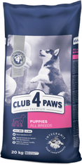 Club 4 Paws CLUB 4 PAWS Premium Suché Krmivo Pre Šteniatka Všetkých Plemien- Vysoký Obsah Kurčat 20 Kg