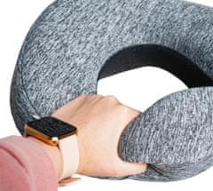 Trizand  Cestovná sada 3D maska na spanie šedá