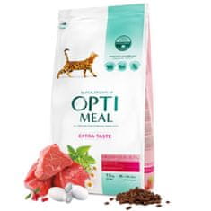 OptiMeal OPTIMEAL Suché Krmivo Pre Dospelé Mačky - Vysoký Obsah Teľatia 10 Kg