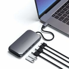 Satechi Multimediálny adaptér USB-C M1, tmavo sivý