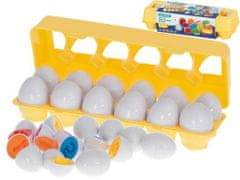 KIK Vzdelávacie puzzle v tvare vajíčka, plast KX5964