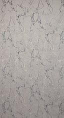 DESIGN 91 Mramorový zamatový záves - Wera, hnedošedý 140 x 250 cm, ZA-391734