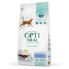 OptiMeal  OPTIMEAL Suché Krmivo Pre Dospelé Mačky - Vysoký Obsah Tresky 10Kg