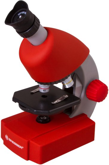 Bresser Mikroskop Junior 40–640x (Red)